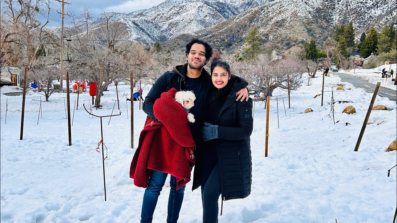Winter Wonderland: Exploring Oak Glen covered in Snow