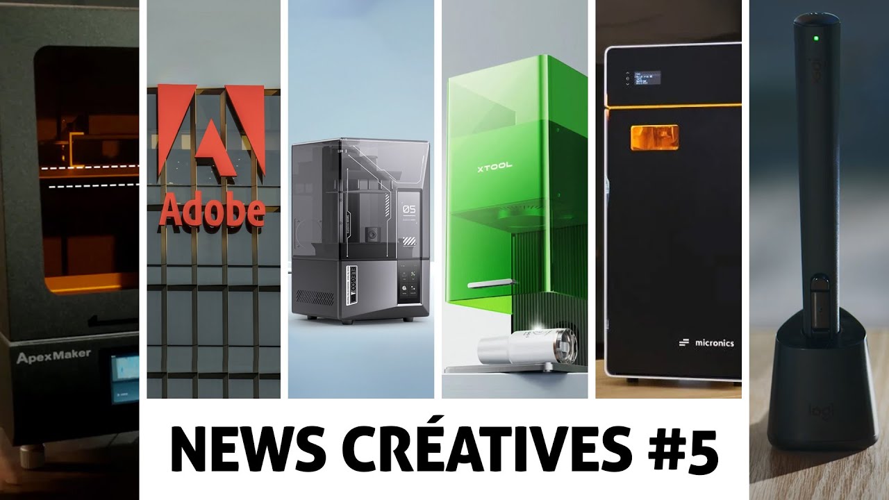 News creatives 5 - Adobe drama, Micron SLS, Mars 5, MX Ink, F1 Ultra, etc...
