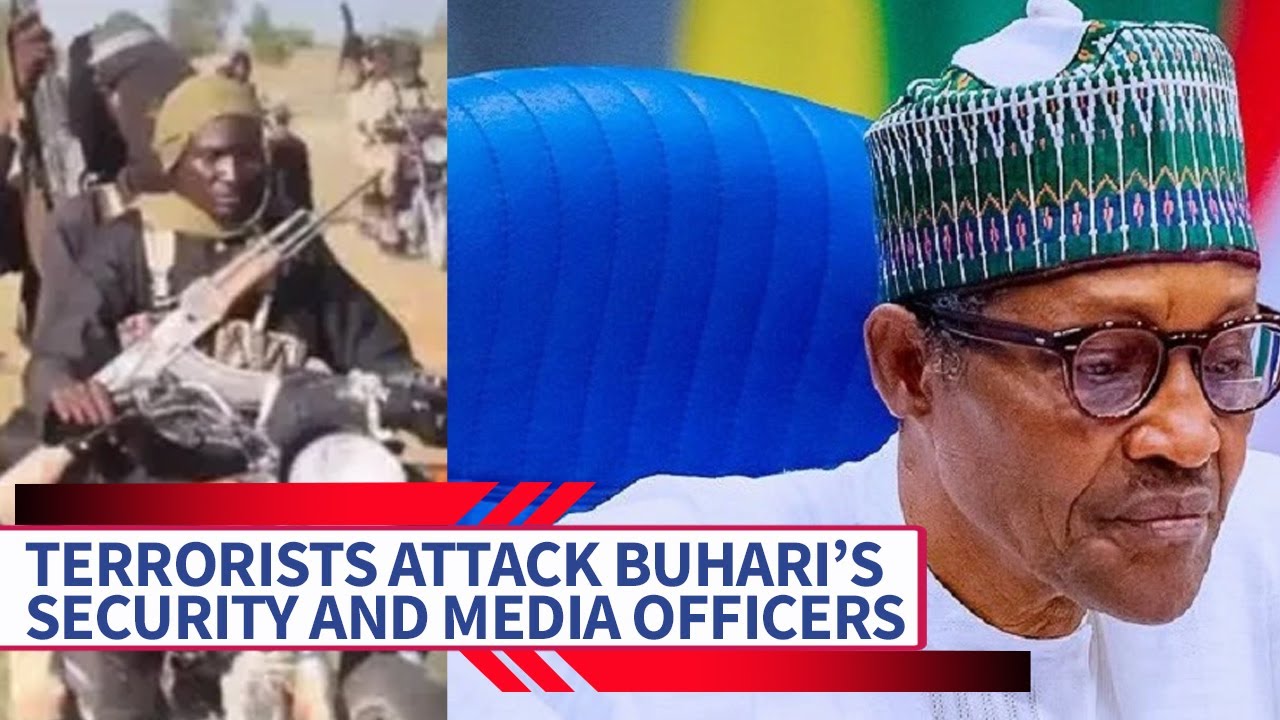 (VIDEO) Bandits Attack Pres. Buhari's Convoy In Kastina State