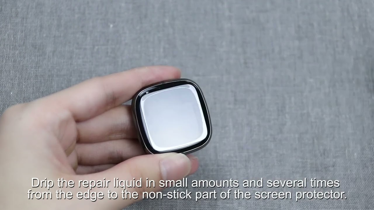 Installation Video for Fitbit Versa 2 tempered glass screen protector