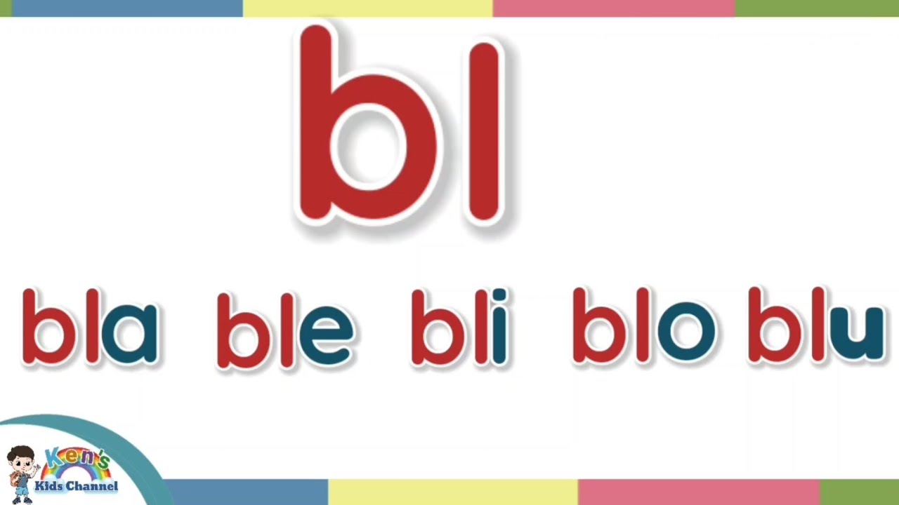 Beginning Consonant Blends | Reading Phonics for Nursery, Kindergarten, and Grade 1 