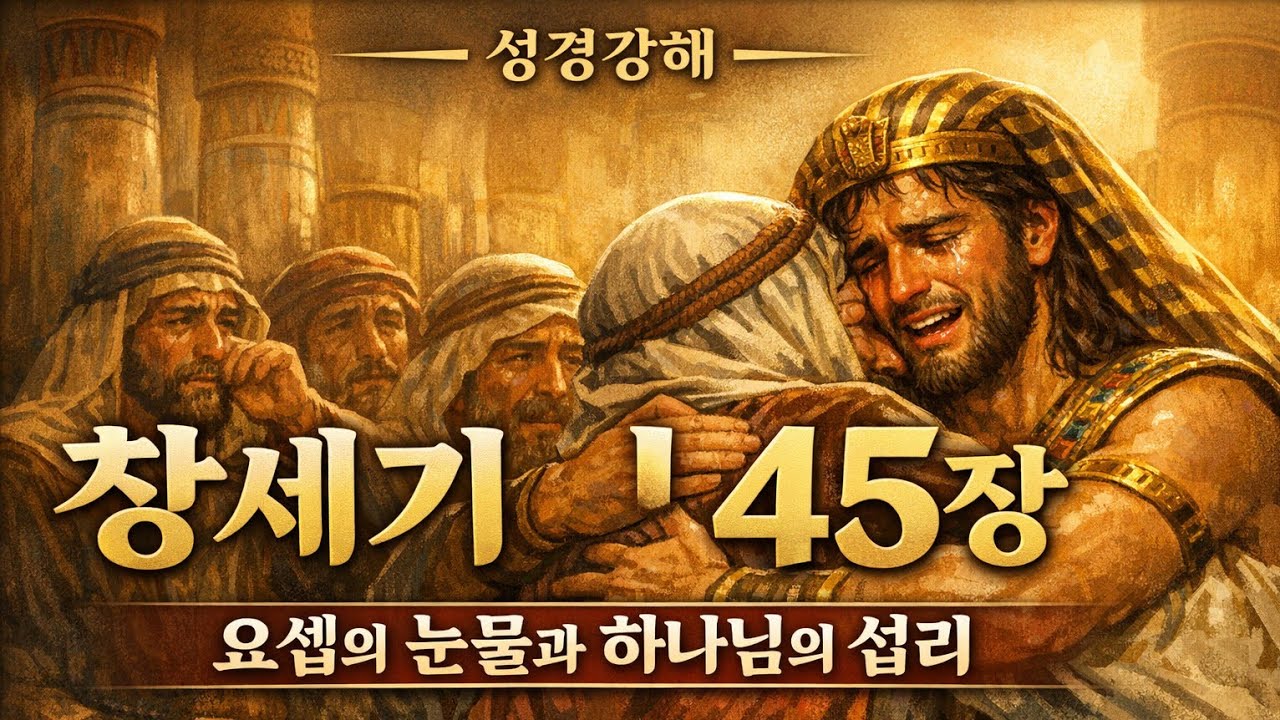 창세기 45장 성경강해 │ 요셉의 눈물과 하나님의 놀라운 섭리