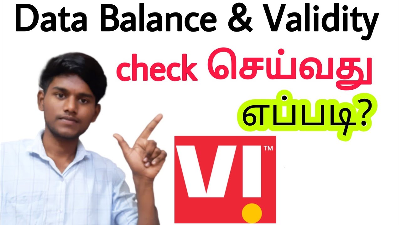 how to check vi data balance in tamil / how to check vi recharge validity in tamil