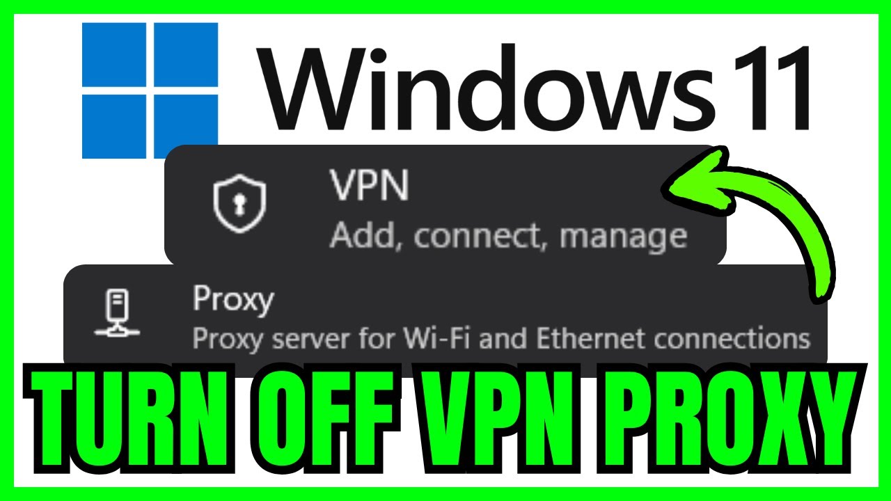 How To Turn Off VPN Proxy In Windows (QUICK & EASY) 2026