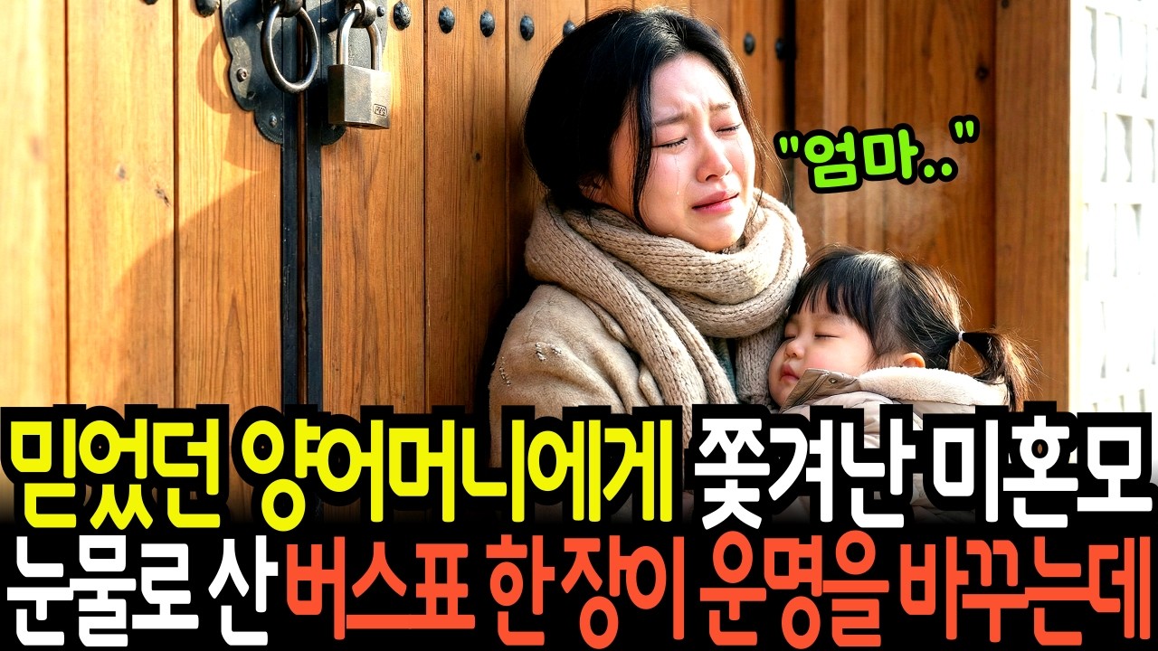 입양되어 양어머니 에게 쫓겨난 미혼모, 눈물로 산 버스표가 운명을 바꾸는데..ㅣ눈물사연ㅣ감동사연ㅣ사연라디오ㅣ오디오북