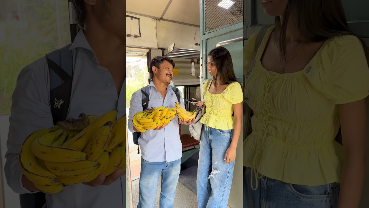 Banana 🍌 Selling in Train || 😂 