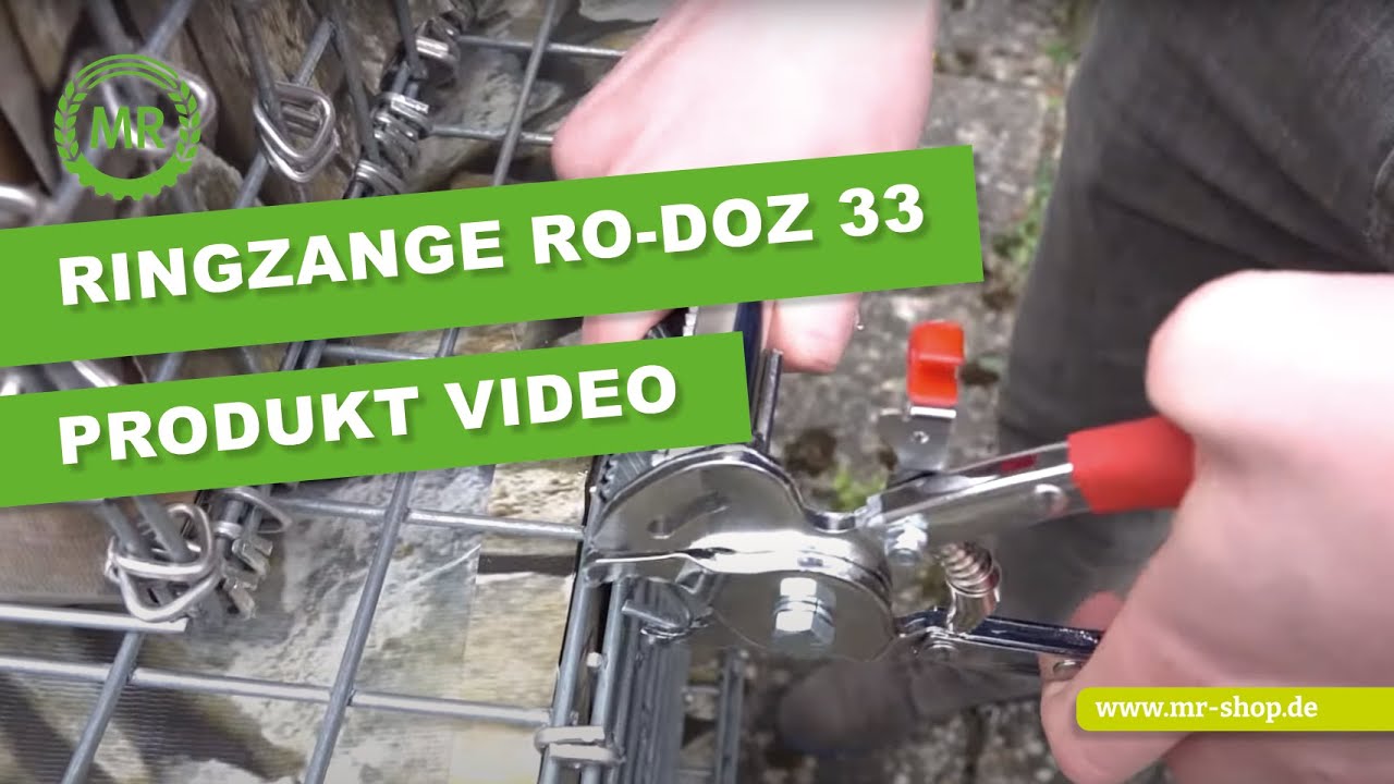 Ringzange REGUR® Ro-DOZ 33 – Anleitung  | MR-Shop.de