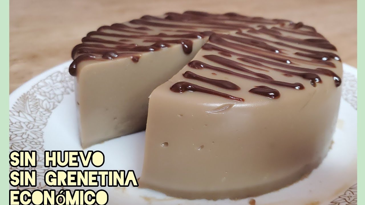 Postre de Maizena sabor Café ☕/ Sin huevo, Sin grenetina y Sin horno / Económico