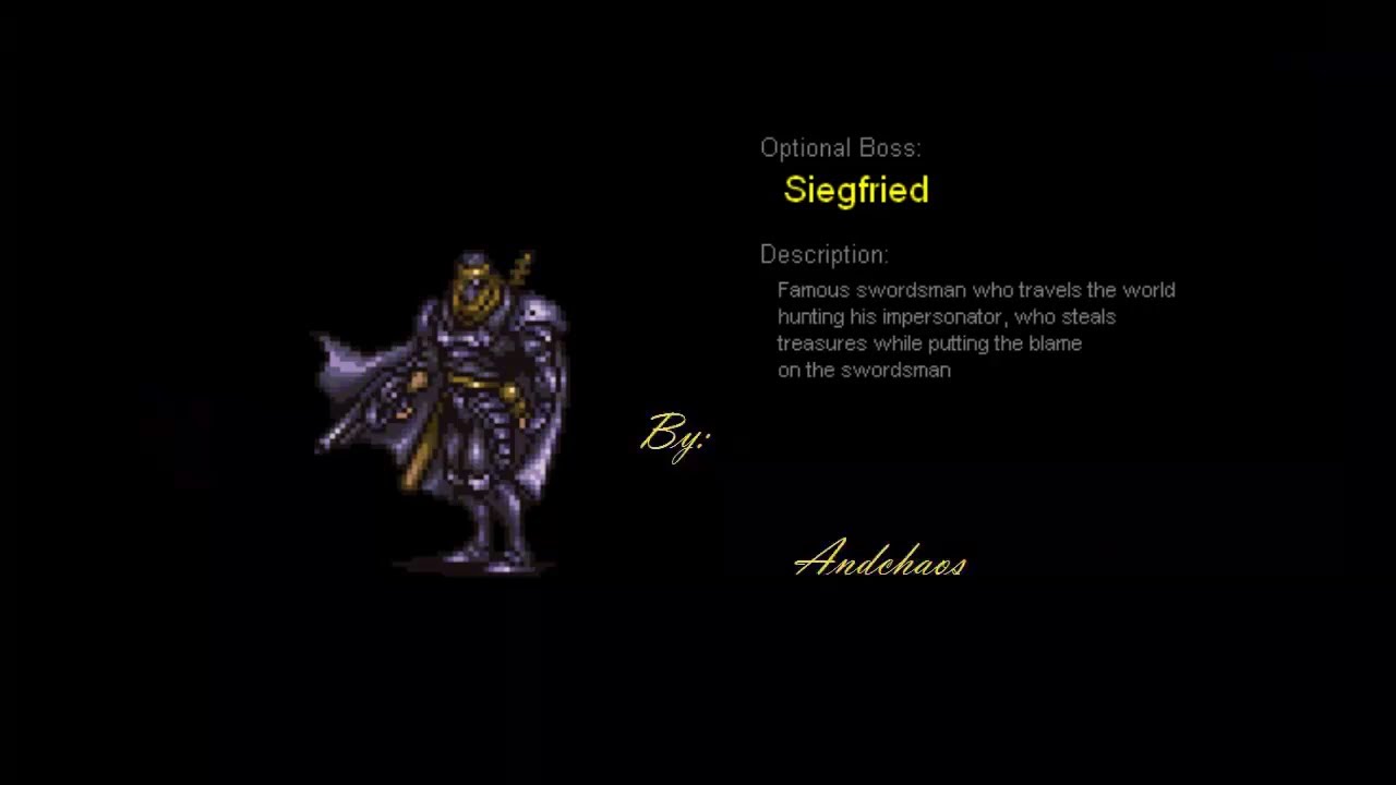 [Snes] Final Fantasy 6 - Optional Boss: Siegfried