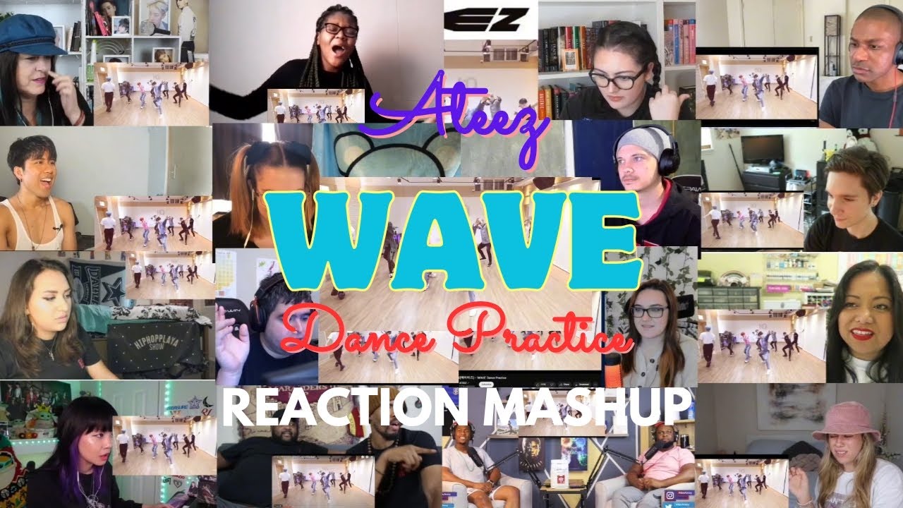 ATEEZ(에이티즈) - 'Wave' Dance Practice REACTION MASHUP