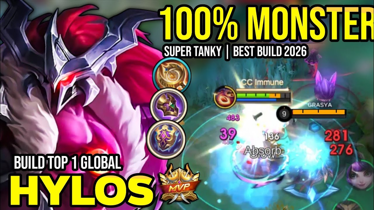 HYLOS BEST BUILD 2026 | BUILD TOP 1 GLOBAL HYLOS GAMEPLAY | MOBILE LEGENDS✓