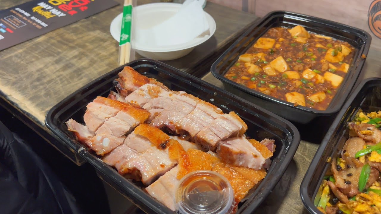 The BEST Crispy Roast Pork in NYC Chinatown | Let’s Eat at Hay Hay Roasted!
