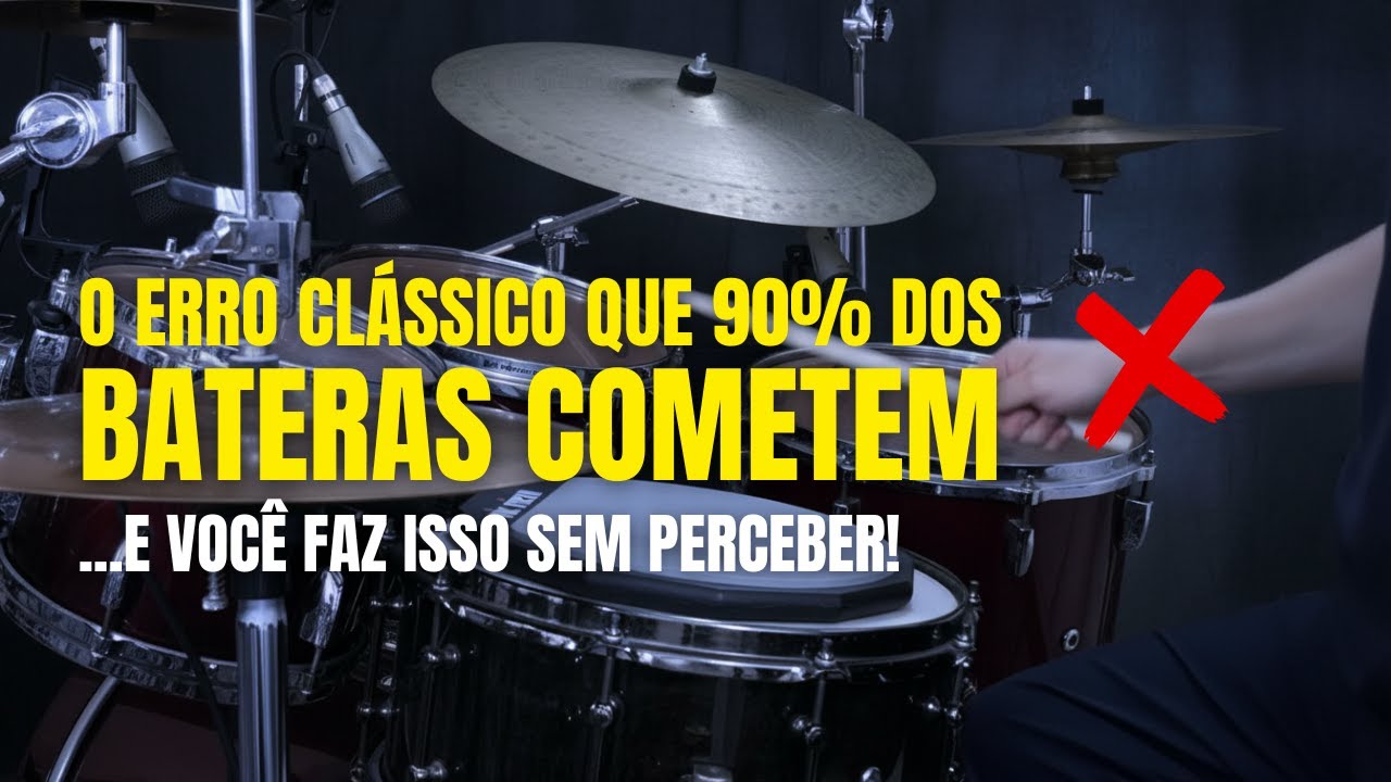 Pare de Tocar Bateria Assim! Corrija Sua Técnica Agora! (Dicas Essenciais!)