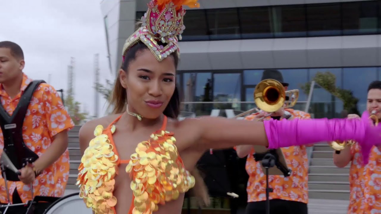 SoundFlex Caribbean brass band live in Rotterdam