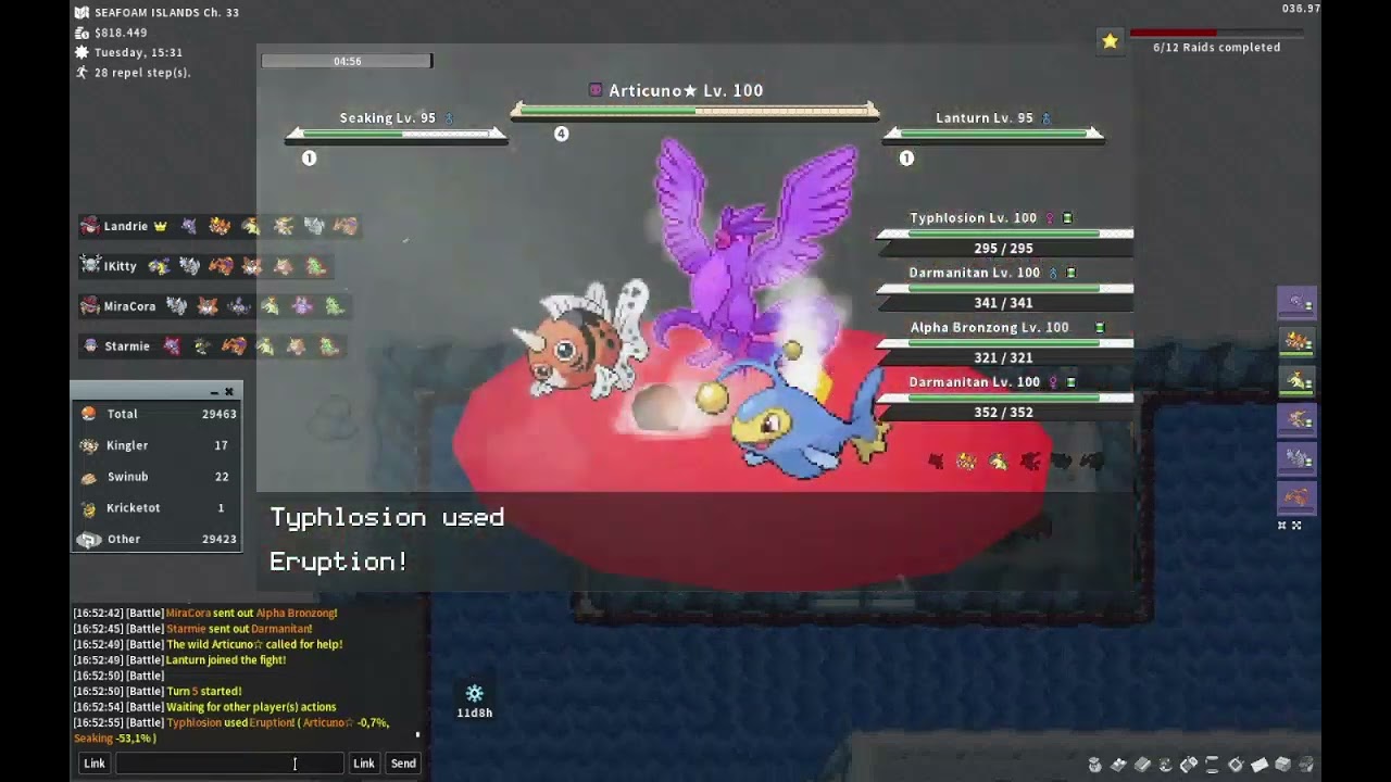 This Raid Is Insane /// Alpha Articuno Raid /// PokeMMO