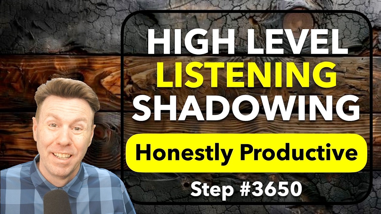 High-Level English Listening & SHADOWING Practice