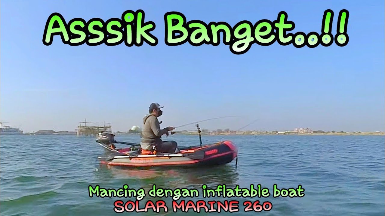 Tes Perahu solar marine dan Parsun 3,6 hp untuk mancing