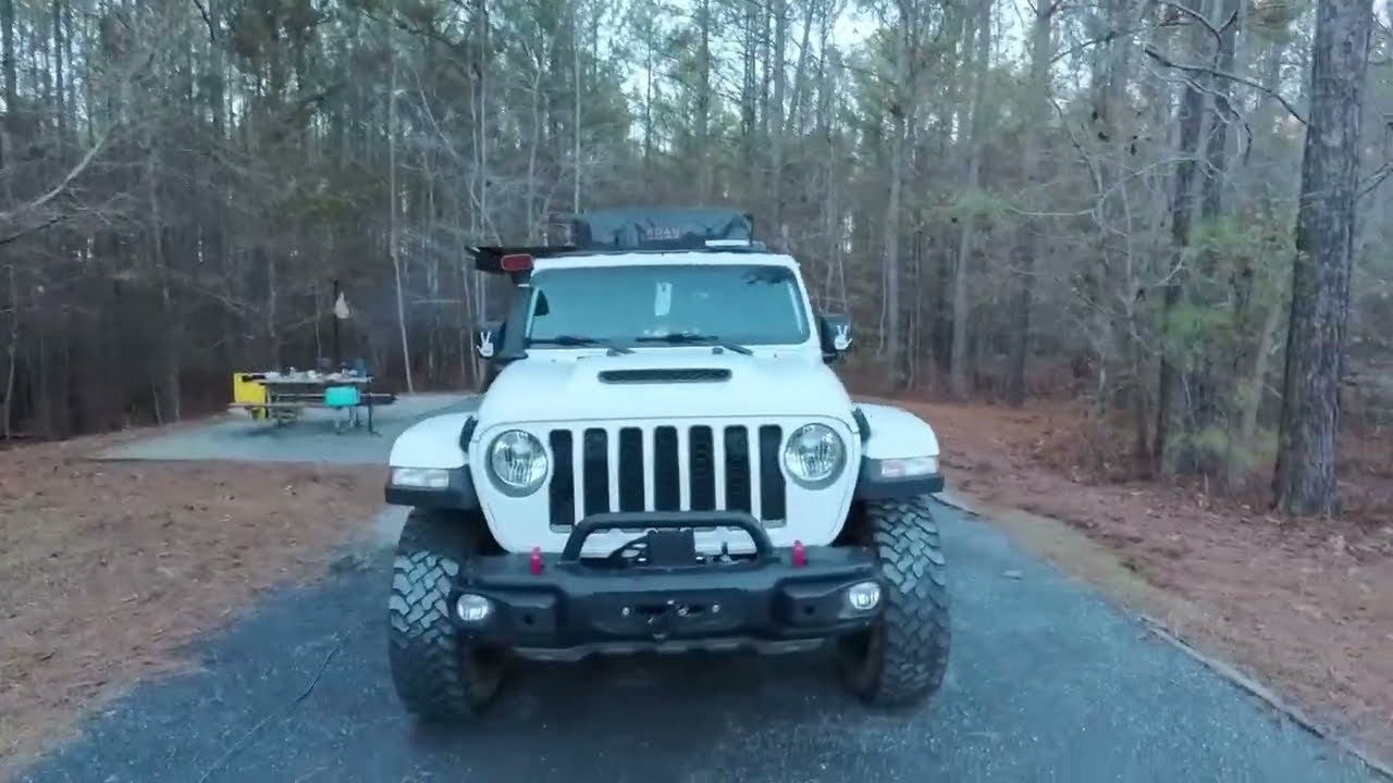 #microcamper at #chattahoochee Bend State Park. #jeep #camping #jeepcamping #4x4 #cooking