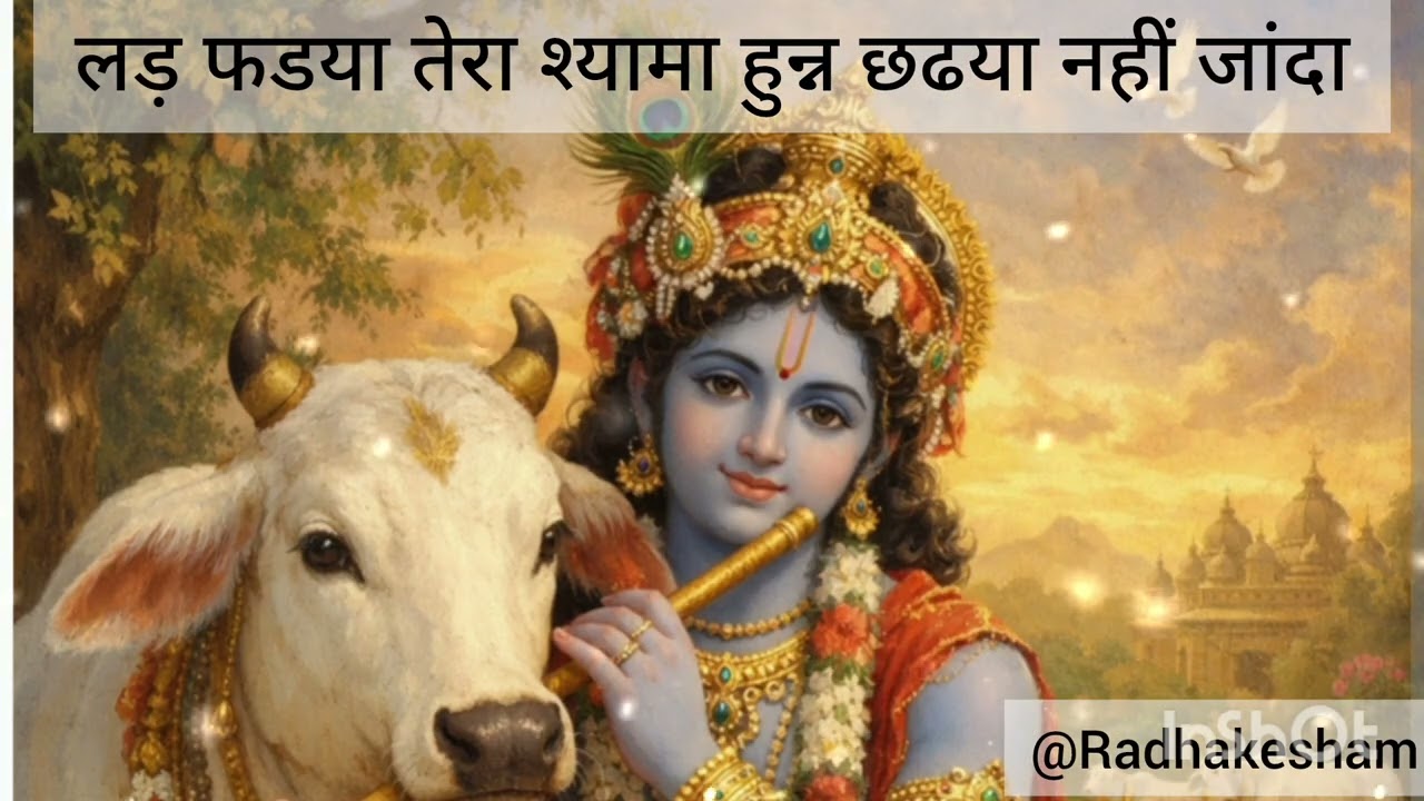 लड़ फडिया तेरा श्यामा हुन्न छढया नहीं जांदाll lad fadia Tera shymaa hun chhadia nhi janda. 