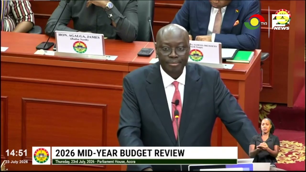 FULL ADDRESS: Finance Minister, Dr. Cassiel Ato Forson delivers the 2026 Mid-Year Budget Review