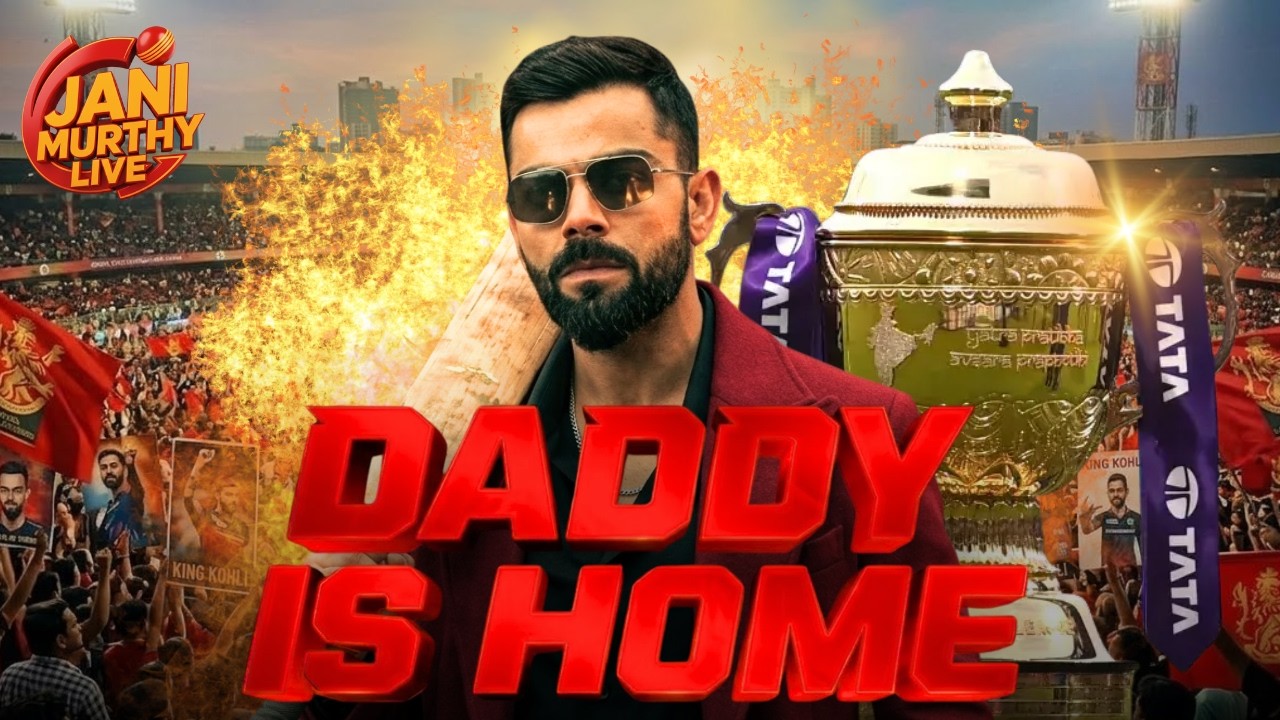 Daddy is Home | RCB vs SRH on March 28th | IPL 2026 Schedule out! | TATA IPL 2026 | Live with Jani🔴