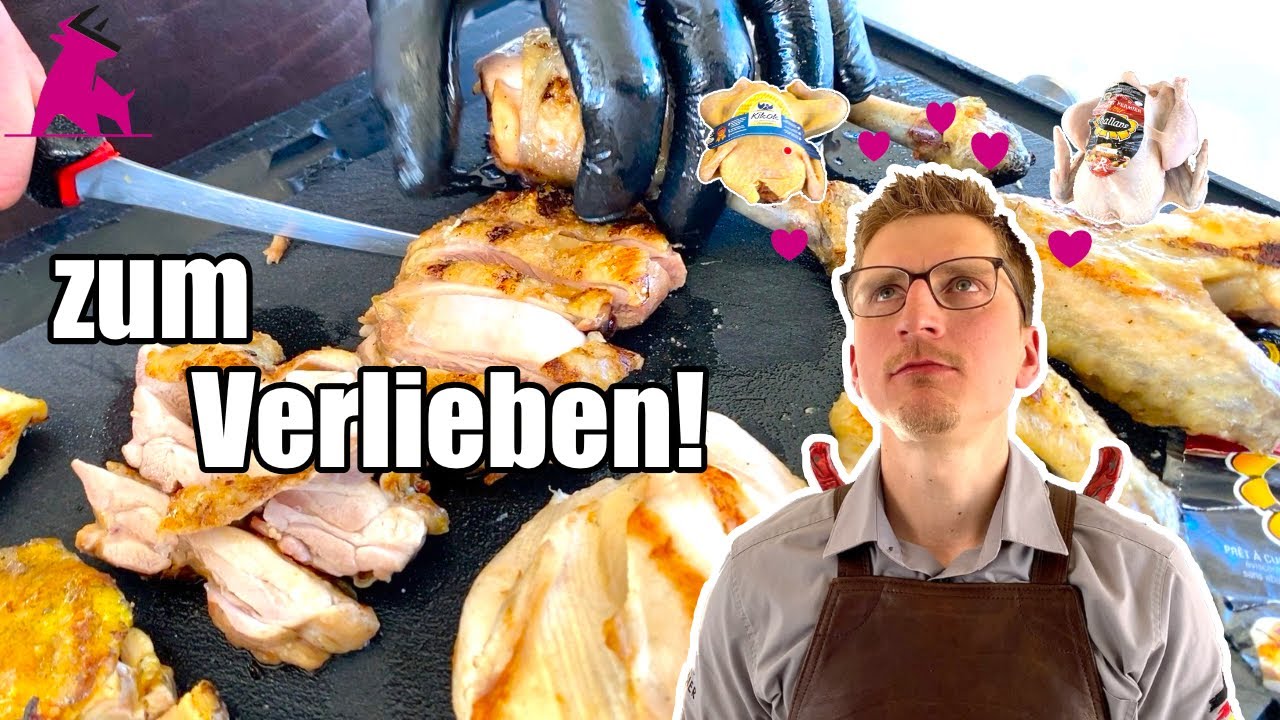 DER VERGLEICH! Label-Rouge-Hähnchen vs. Maishähnchen! WAS SAGT DER FLEISCHSOMMELIER?