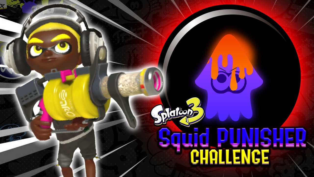 Splatoon 3 - Испытание «Каратель кальмаров» (96 галлонов)