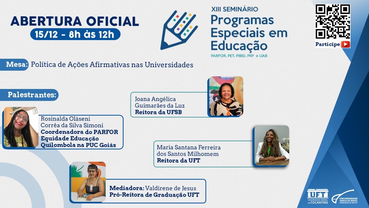 XIII Seminário dos Programas Especiais