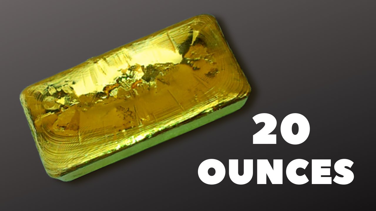 🔥 How to Melt Gold - Making a 20 Ounces Gold Bar