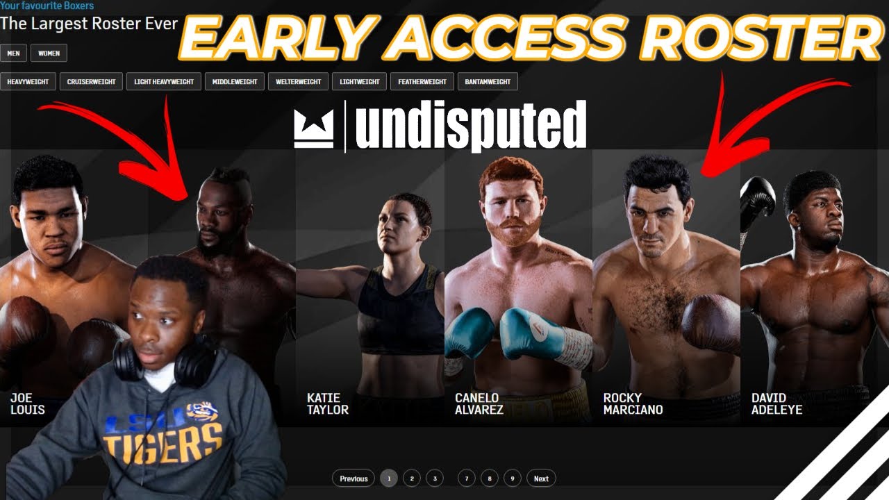 UNDISPUTED BOXING EARLY ACCESS ROSTER & ANNOUNCEMENT !!! #undisputed