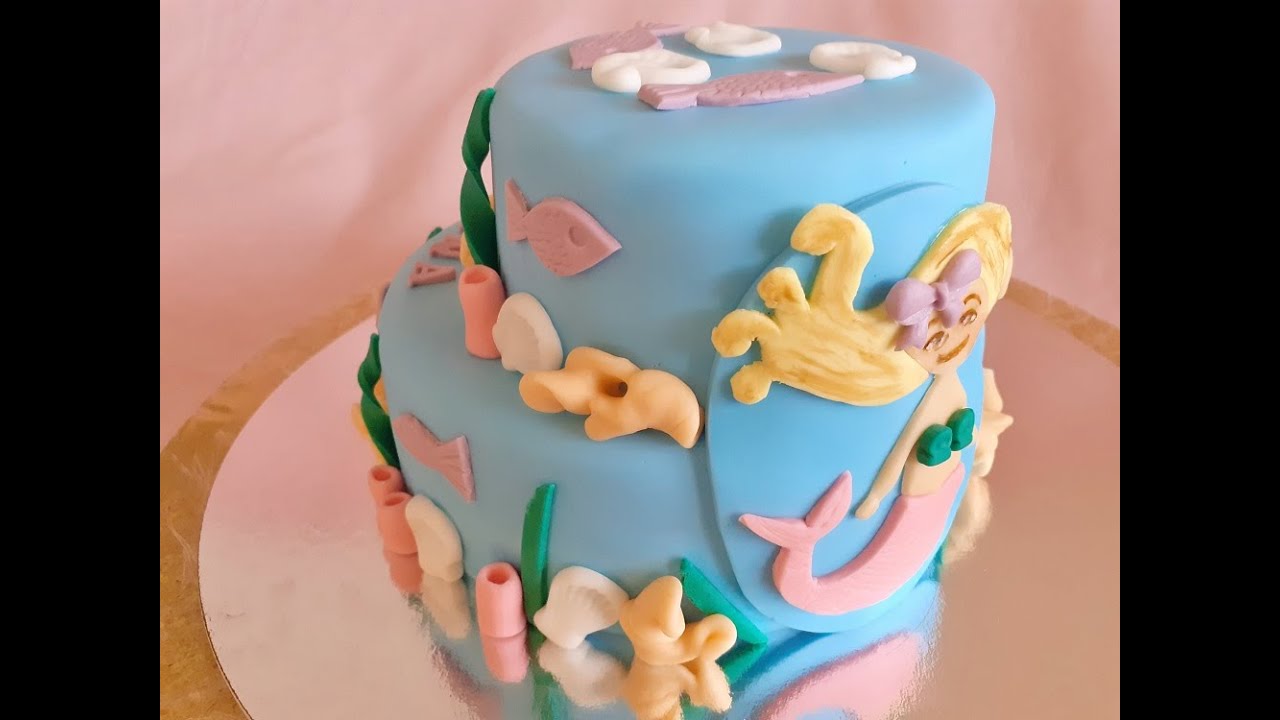 Meerjungfrau Untersee Torte