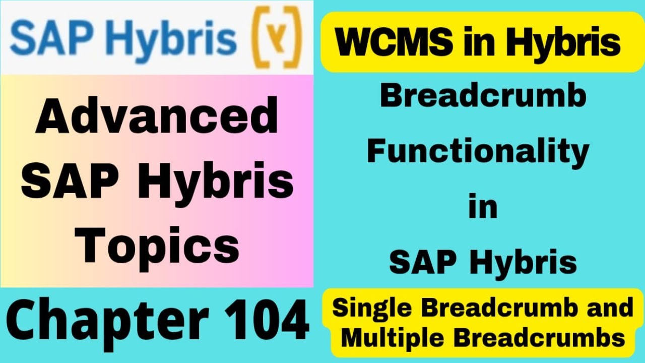 Хлебные крошки Hybris | создание хлебных крошек в Hybris | wcms в Hybris | руководство по Hybris ...