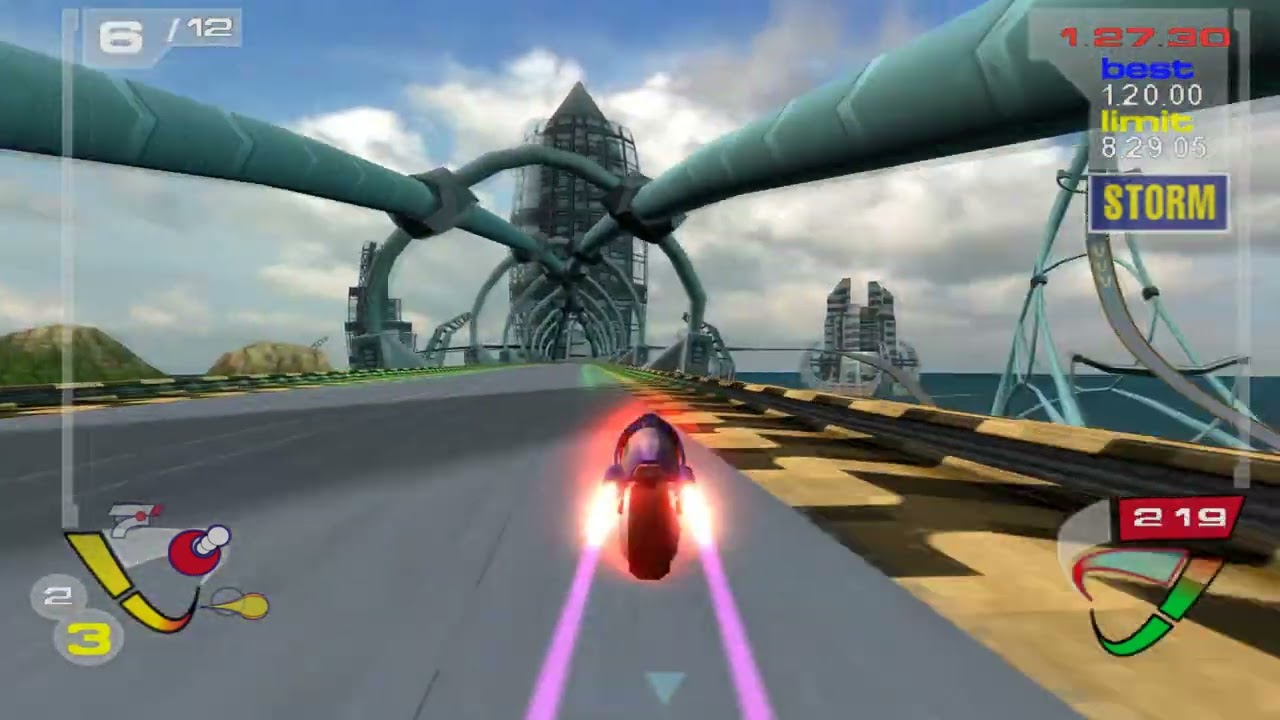 XGIII Extreme G Racing Rubidium League 500G Race on Oceania 4K UHD 60Fps [GAMECUBE DOLPHIN]