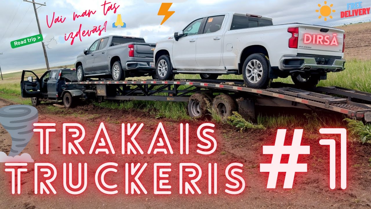 Trakais Truckeris Vlog #1: Trīsvietīgais Treileris Amerikā – Vai Es Tiku Galā?