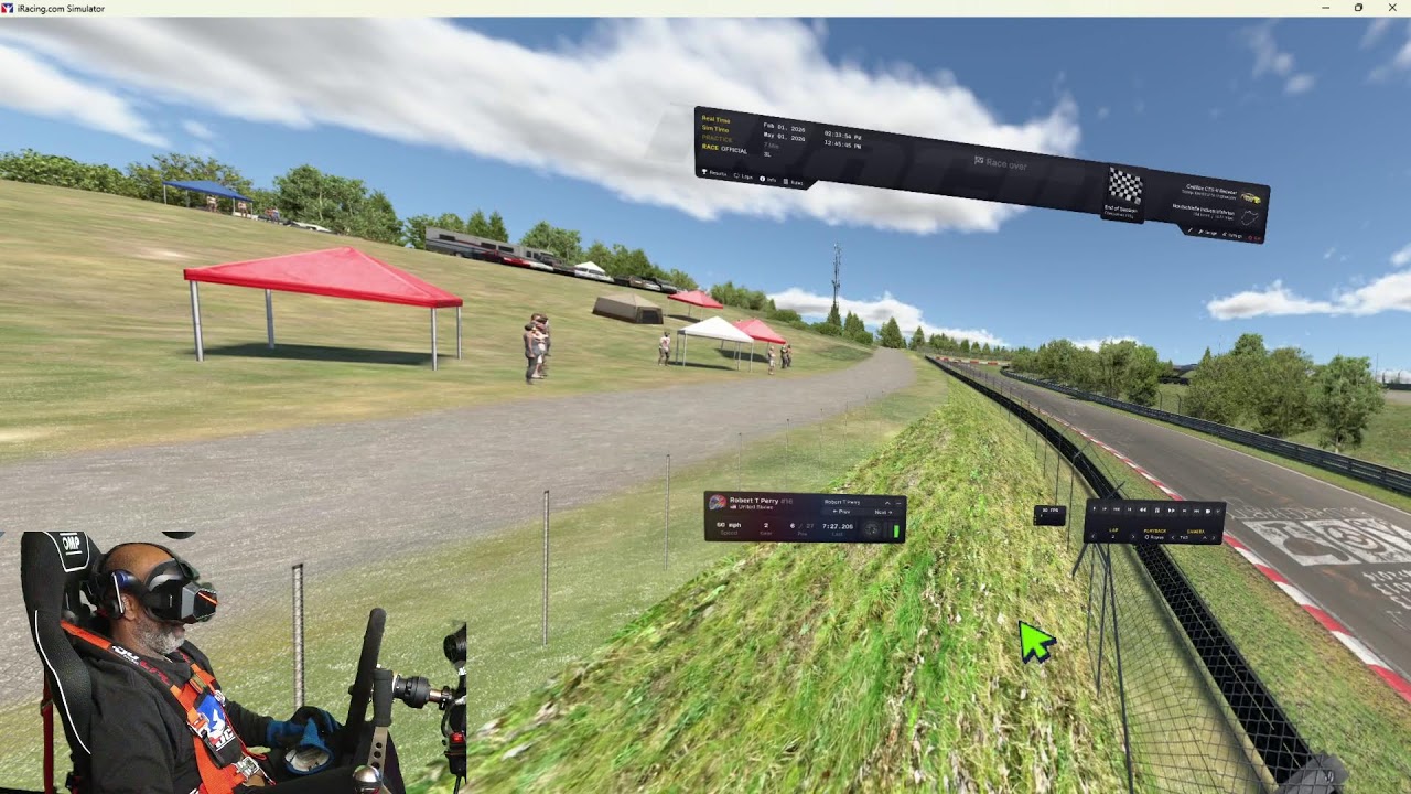 Ring Meister Cadilac CTS-V WeeK in the Pimax Crystal Super Ultrawide AMD 9950X3D RTX 5090