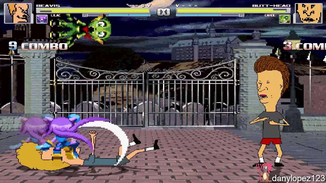 MUGEN - Beavis & Lilac vs Butthead & Carol