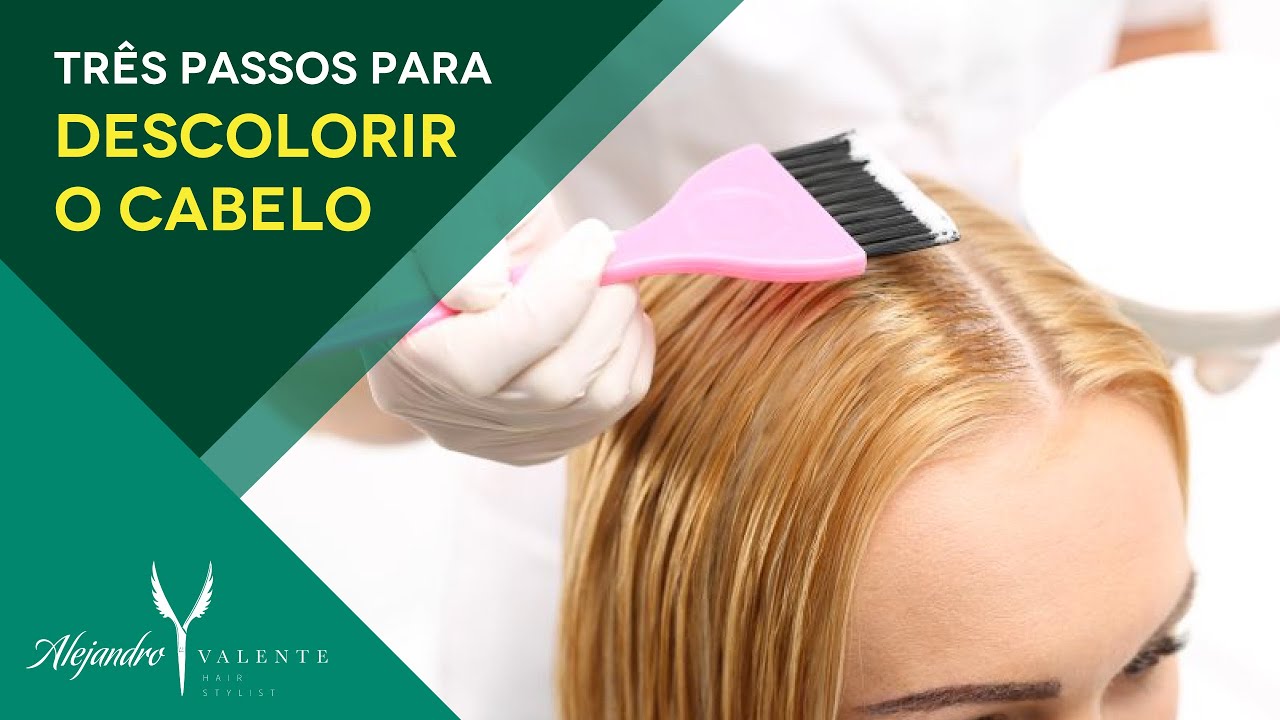 Tr&ecirc;s passos para descolorir o cabelo? - Colorimetria by Alejandro Valente