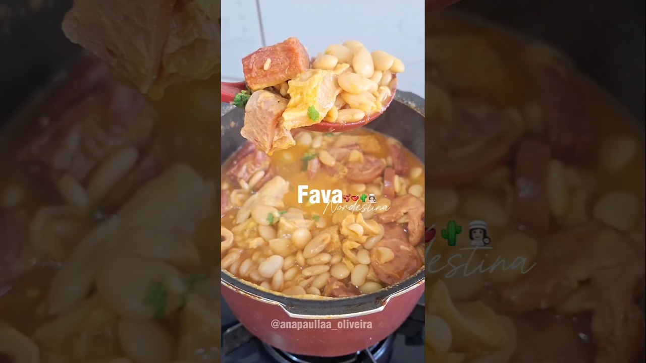 Fava Nordestina #fava #receitas #delicia #comidanordestina #almo&ccedil;o