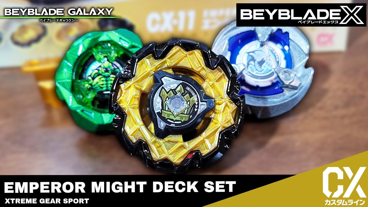 Análise CX-11 EMPEROR MIGHT DECK SET [Beyblade X]
