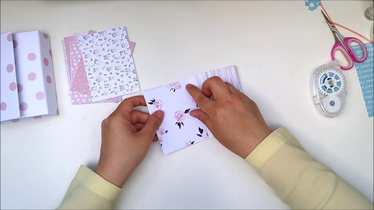 [DT Document Life Stories #5] A mini-album with PL cards - Un mini-album avec des cartes PL