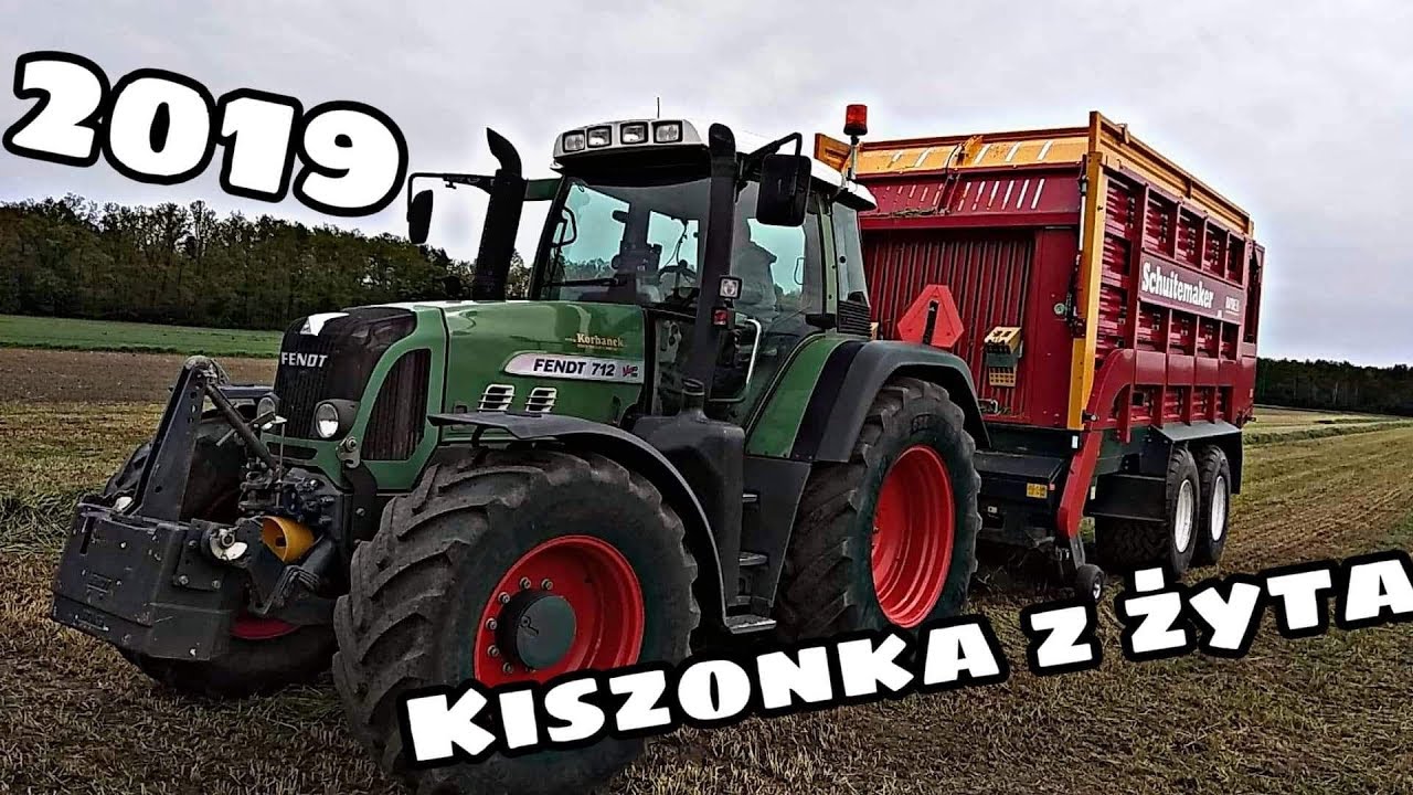 Żyto na Kiszonkę Gr Urbańscy FENDT 712 vs SCHUITEMAKER 580 daje radę jest moc 💪 U.R.T.Zduńczyk