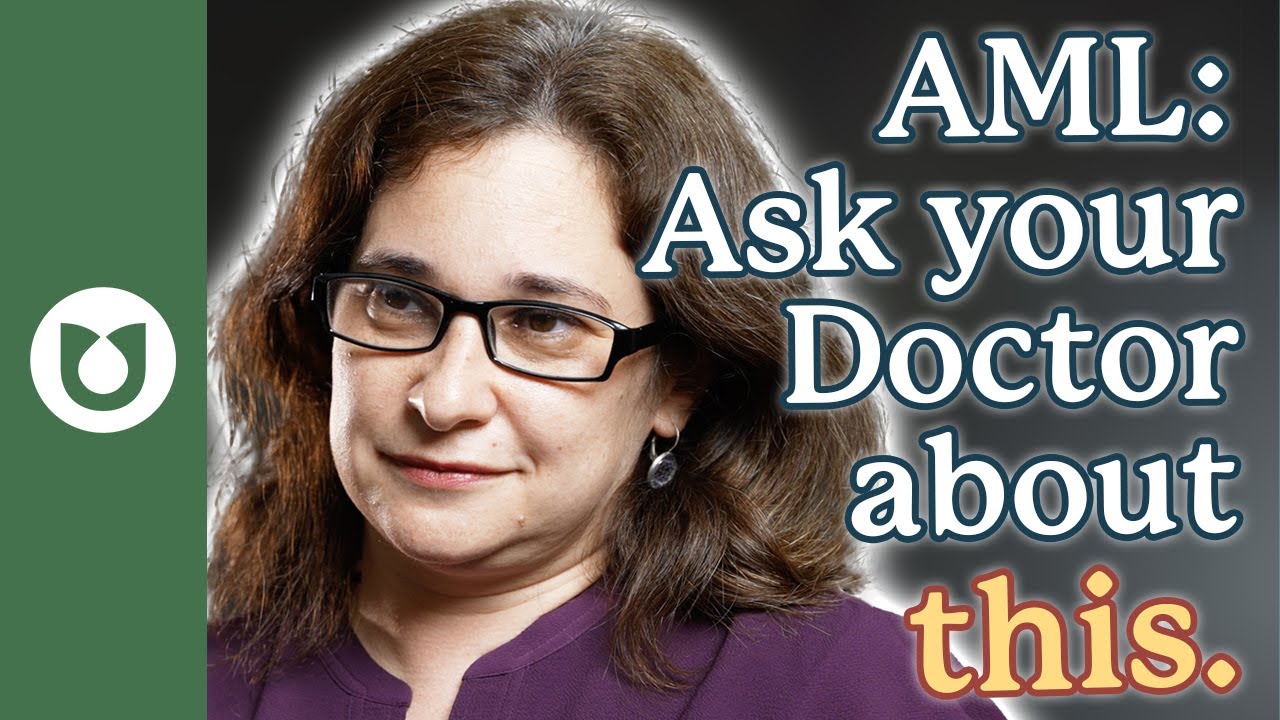 What are important conversations that patients with AML need to have with their doctors? #AML