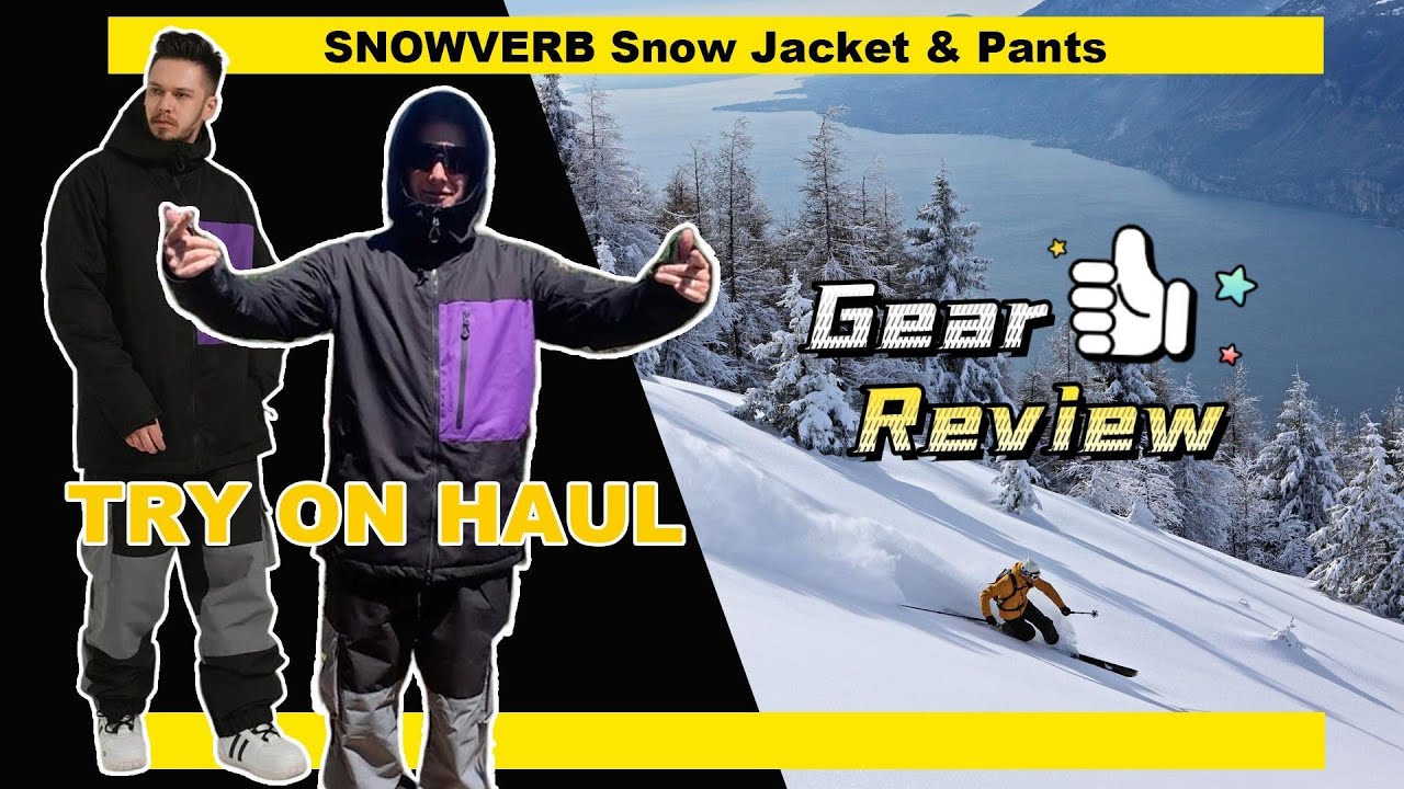 Snowverb Snow Jacket & Pants Try On Haul [Snowverb Review]