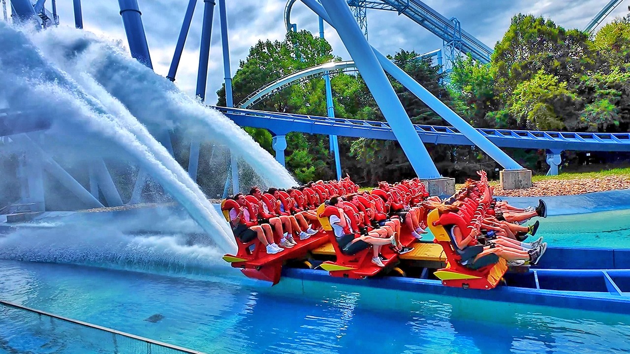 Busch Gardens Williamsburg in 4K — Epic Roller Coasters & Scenic Walkthrough