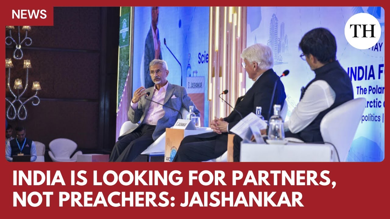 When we look out at the world, we look for partners; we do not look for preachers: S. Jaishankar