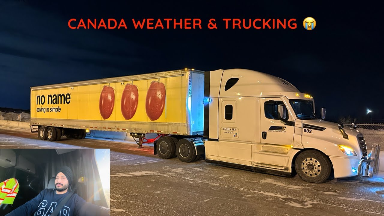 Canada Trucking Vlog in the Snow | Weather in Canada? Never Trust It!” Trust @lovepatti vlogs