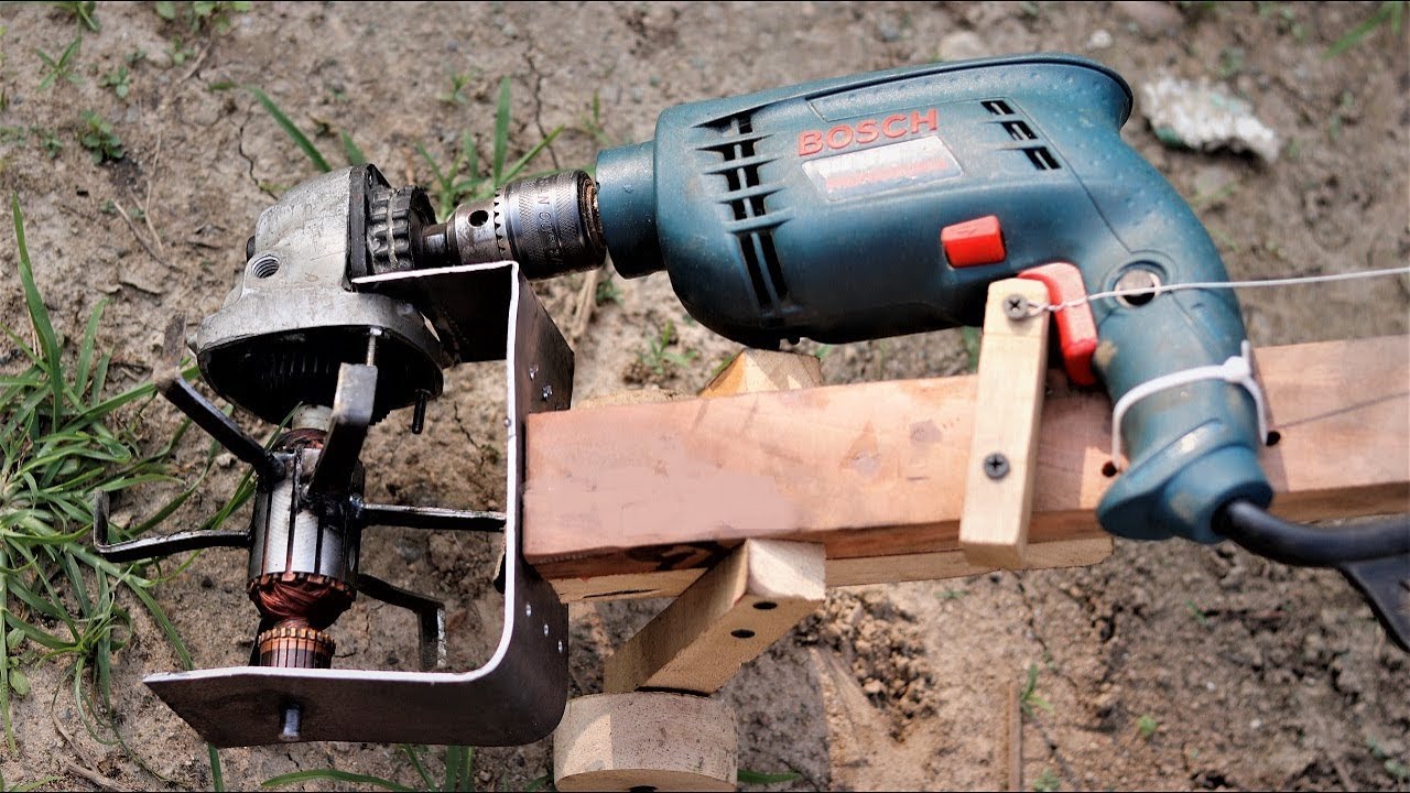 Angle Grinder Hacks,How to Make a Mini garden Tiller. | DIY |
