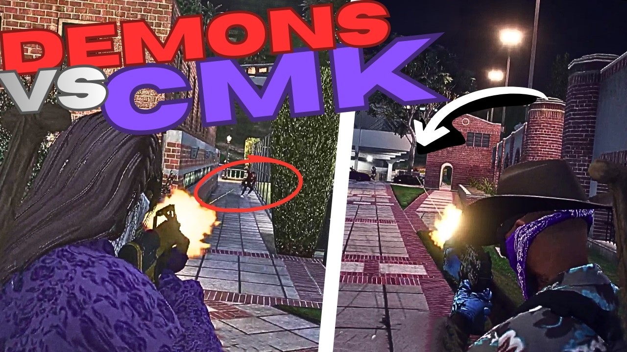 CMK vs DEMONS | GRAFFITI DE GUERRA | DovuxLife