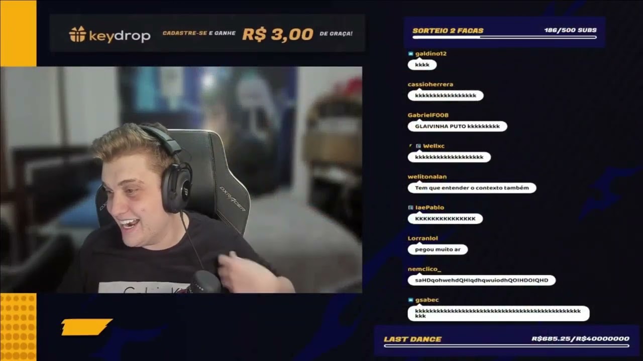 BOLTZ REAGINDO AO LIMINHA PUTO NA LIVE
