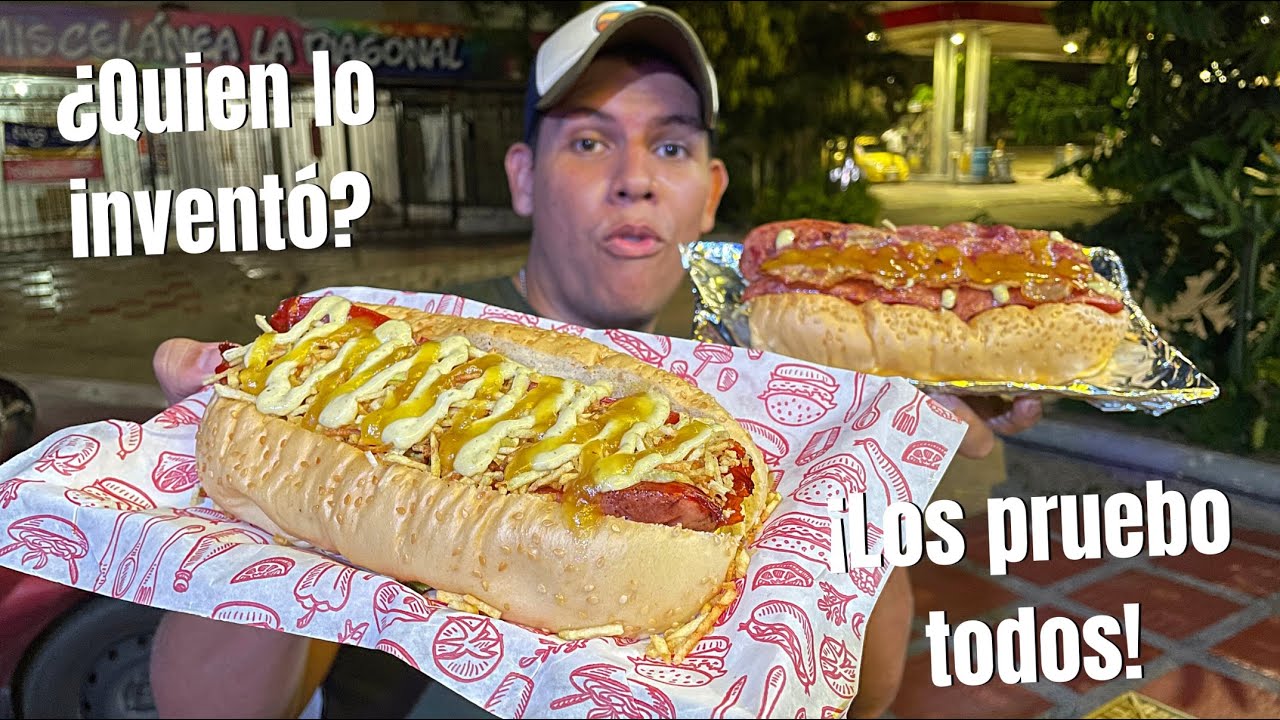 El legendario PERRO SUIZO Costeño 🌭 Comida rapída Colombiana